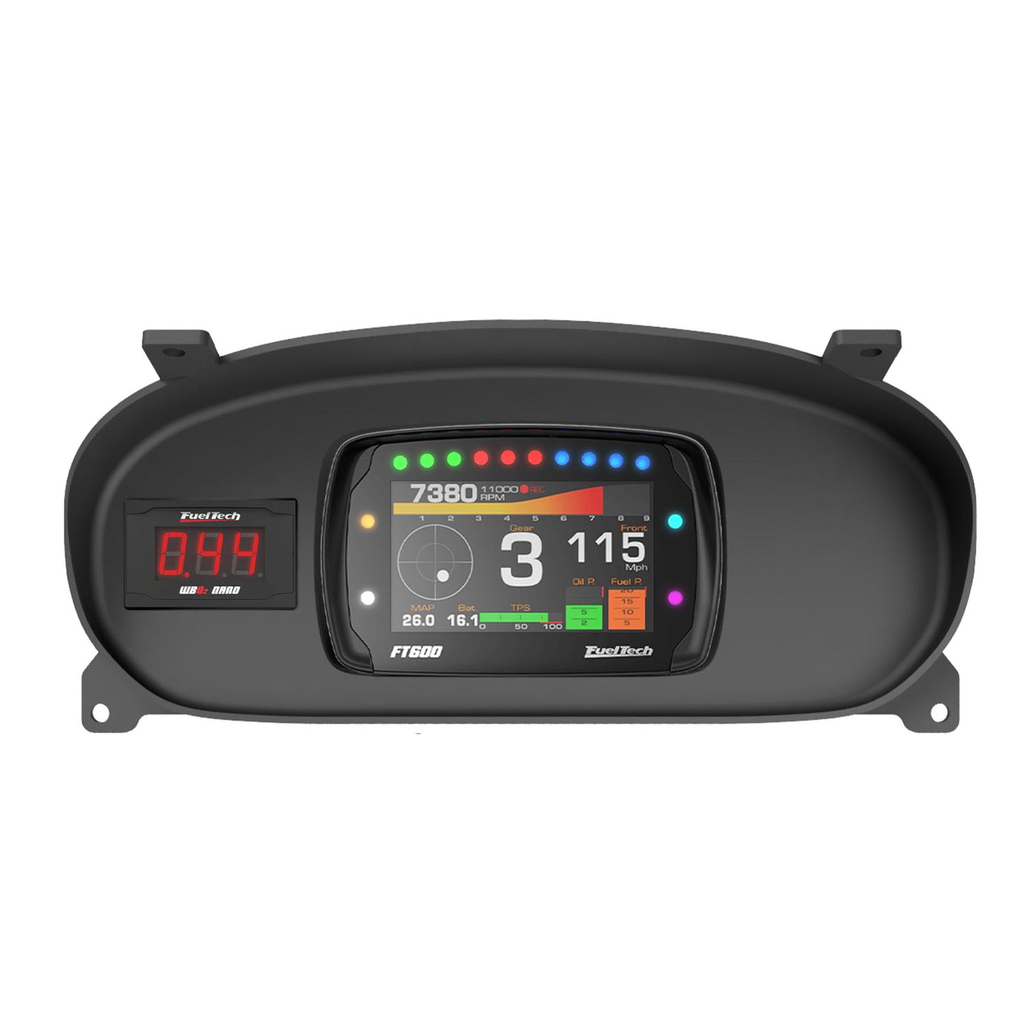 Fueltech FT450 FT550 FT600 Wideband Nano NanoPRO Dash Cluster Mount