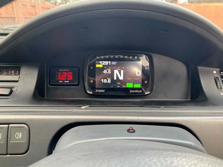 Honda Civic 92-95 EG Dash Mount Recessed for the Fueltech FT450 / FT550 and Wideband Nano O2 (display not included)