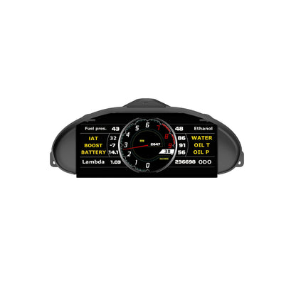 Powertune Digital Ultrawide Dash Recessed Cluster Mount (display sold separately)