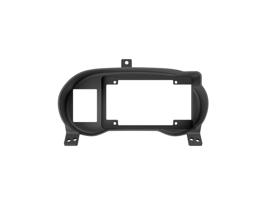 Mitsubishi EVO X Recessed Dash Mount for the Powertune Digital Dash and OEM Cluster Display