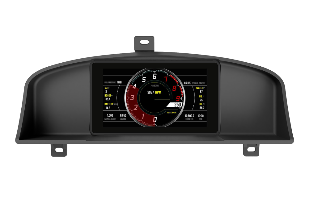 Recessed Dash Mount for the Powertune Digital 7" Dash (Display Sold Separately)