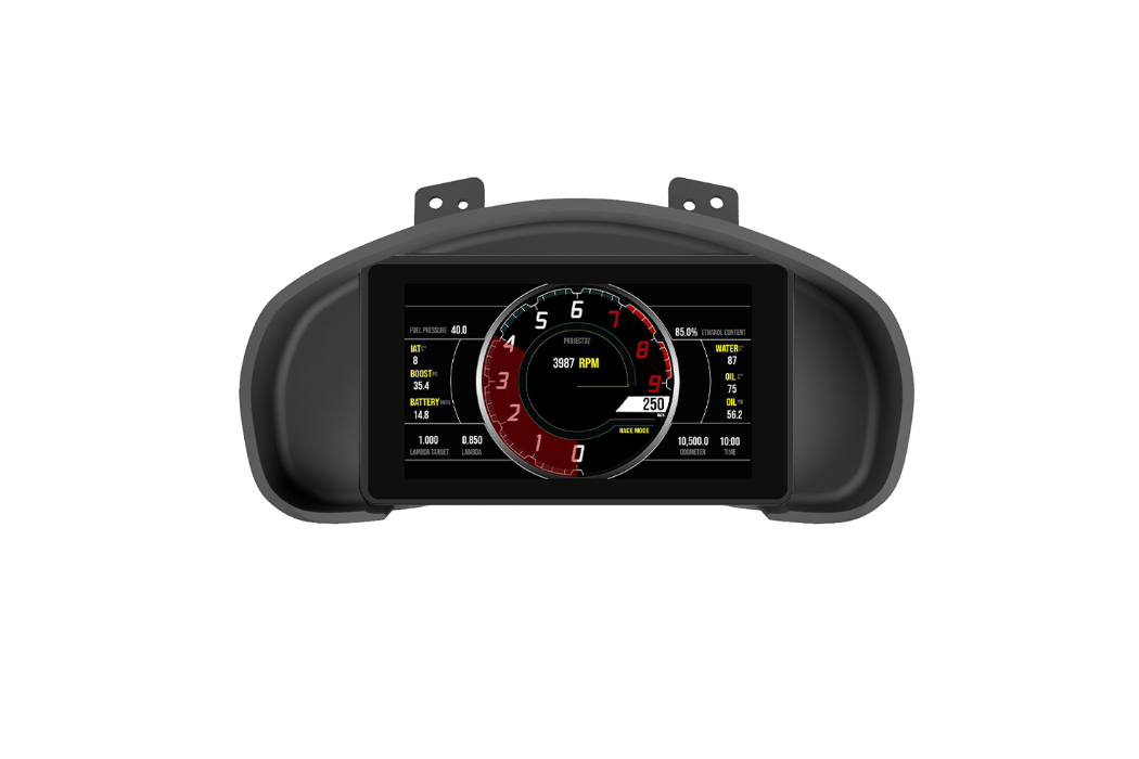 Recessed Dash Mount for the Powertune Digital 7" Dash (Display Sold Separately)