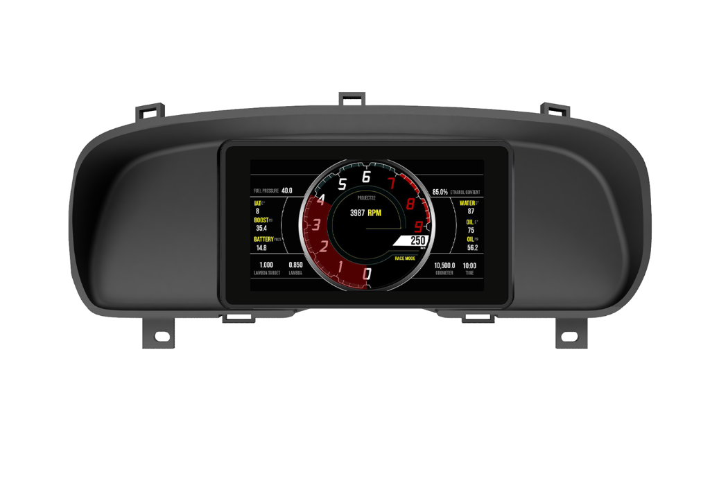 Recessed Dash Mount for the Powertune Digital 7" Dash (Display Sold Separately)