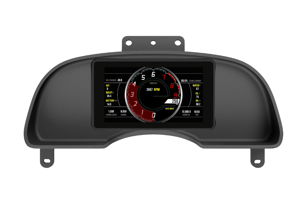 Recessed Dash Mount for the Powertune Digital 7" Dash (Display Sold Separately)