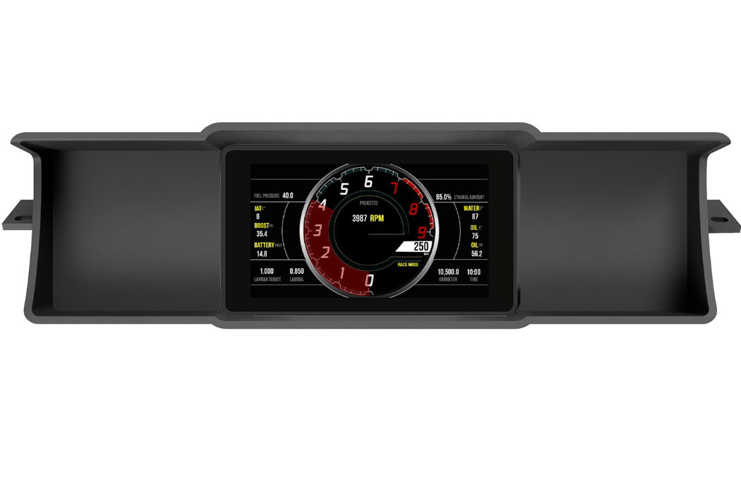 Recessed Dash Mount for the Powertune Digital 7" Dash (Display Sold Separately)