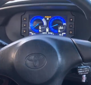 Toyota Supra Mk4 Series 1 93-98 Dash Mount Recessed for the Haltech iC-7 (display not included)