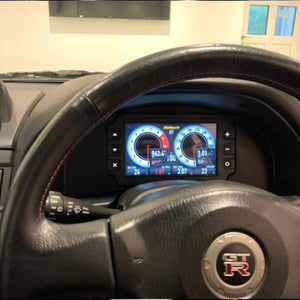 Nissan Skyline R34 Dash Mount Recessed for the Haltech iC-7 Display (display not included)