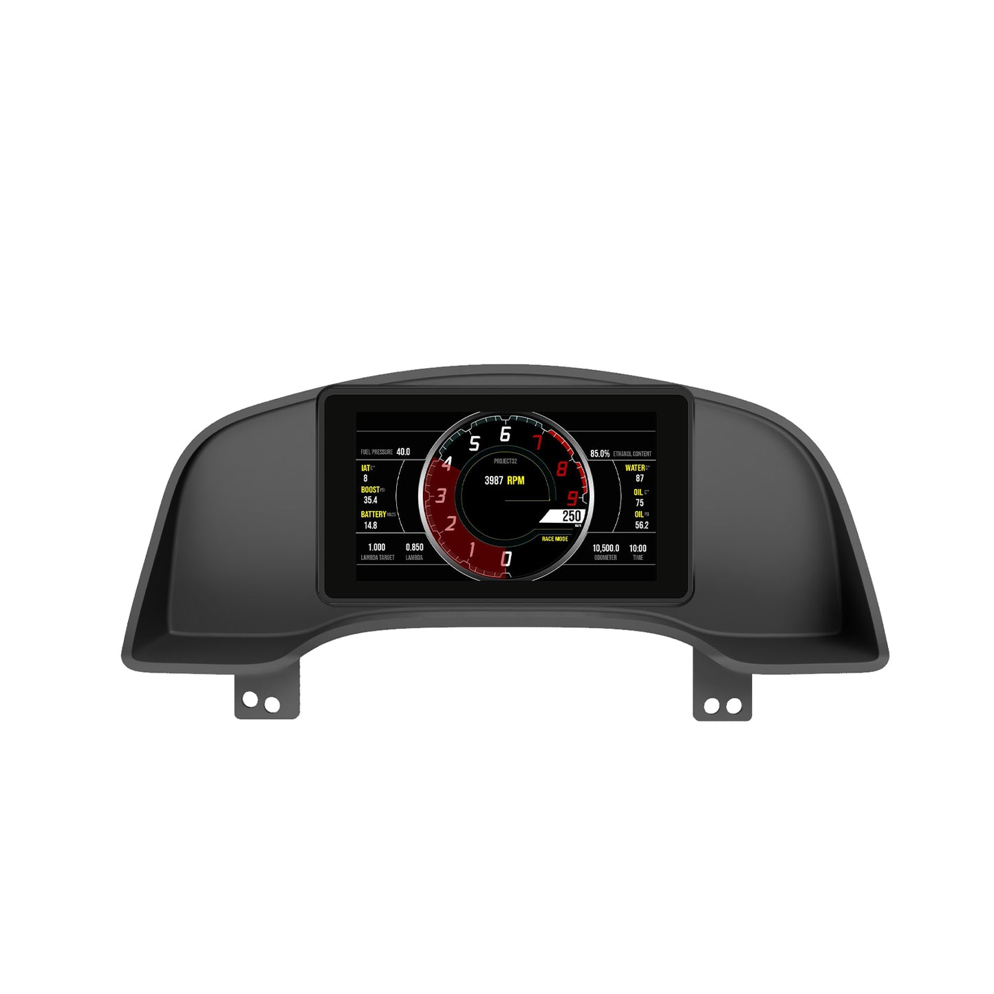 Recessed Dash Mount for the Powertune Digital 7" Dash (Display Sold Separately)